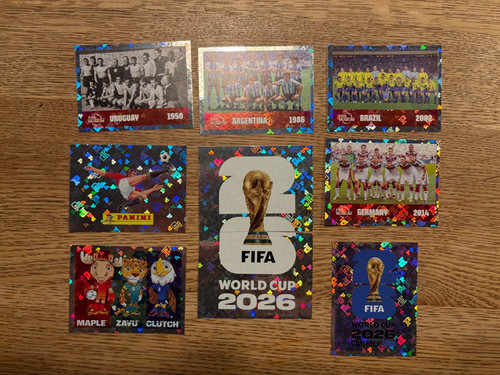 Panini 2026 sticker bilder - wm,