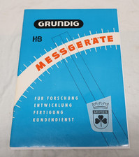 GRUNDIG Messgeräte-Katalog