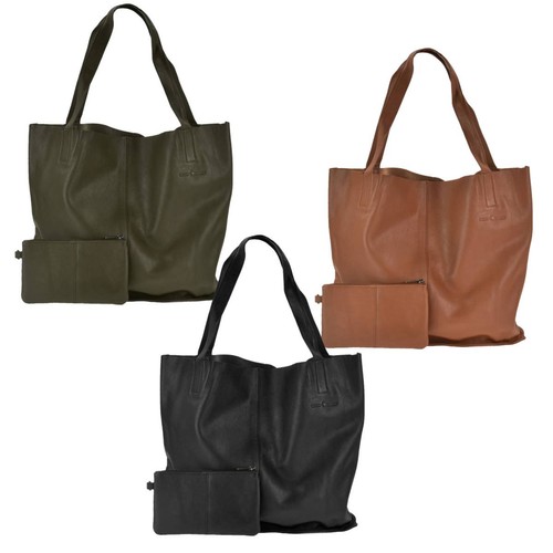 Shopper leder 43x31cm - leder,