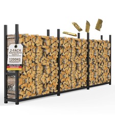 Feuerholzregal außen verzinkt