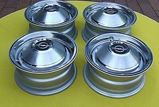 Opel KAD B  Stahlfelgen + Chrom Radzierringe + Radkappen 6J x 14 ET 37 Diplomat 