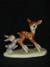 Goebel Walt Disney Bambi und Klopfer, Reh, Deer, Hase, Bunny, Dis10, Krone