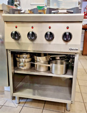 Bartscher 4 Flammen Gasherd 1317463 incl. offener Unterbau 2 x 3,5kw, 2 x 6,0 kw