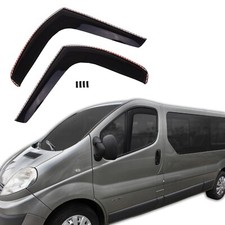 Windabweiser GP Regenabweiser Für Renault Trafic 2001-2014 2-Tlg Set Schwarz