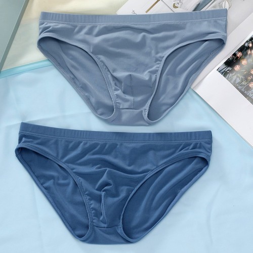 Herren slips einfarbig eis - herren,