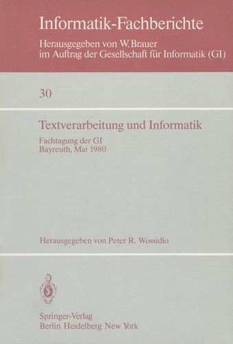 Textverarbeitung und