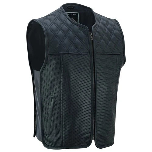 Biker lederweste herren - biker,
