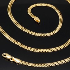 Filigrane Goldkette Ankerkette 585 14K ECHT GOLD 3mm 55cm NEU Schmuck  Halskette