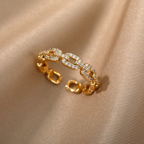 Karat gold diamant ring - ring, mit