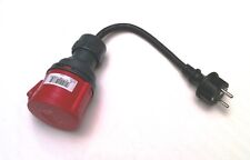 CEE Adapter 230V Schuko Stecker auf Starkstrom CEE 16 A / 400V Kupplung  NEU 