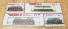 Sammlung 4 Stück Fleischmann N Loks - defekt - optisch von gut bis mangelhaft