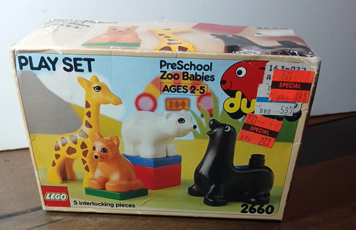 Duplo 2660 zoo babies - babies, animals