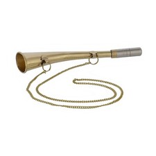 Mundnebelhorn Signalhorn Schiffshorn Typhon klassisch Boot Messing