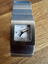 XEN Damenuhr Edelstahl Weiß