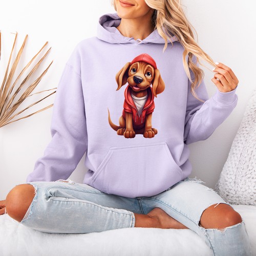 Hunde hoodie damen grafik - hoodie,