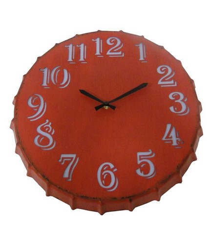 Xxl wanduhr rot - wanduhr,