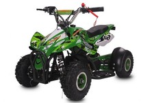 Kinderquad Kinder Quad ATV Benzinquad Elektroquad 49cc 2T Dragon grün Rückläufer