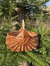 Hand-woven Willow Basket –