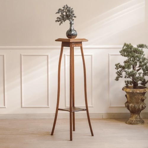 Blumensäule marmor mahagoni - marmor,