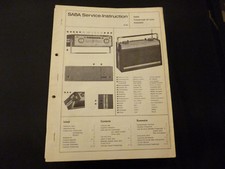 Original service manual - service, saba