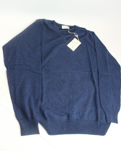Cashmere silk pullover blau - pullover,