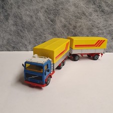 siku 3115 Volvo F12 LKW mit Anhänger 1. Ausführung 80 iger - 1:55 mint