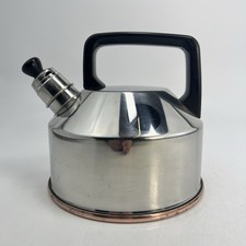 SUS Flötenkessel Teekessel Wasserkessel Rein Kupfer Planboden 1,75L Ø 18 cm