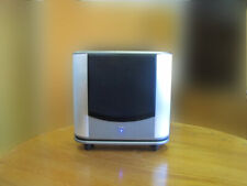 Teufel Subwoofer Frontfire  Concept P aktiv 150W Verstärker gebürstetes Alu