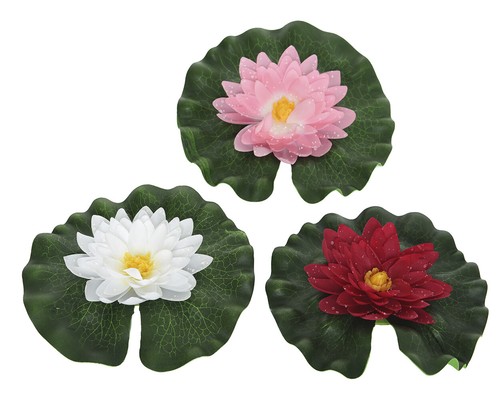Künstliche seerose 20cm - künstliche,