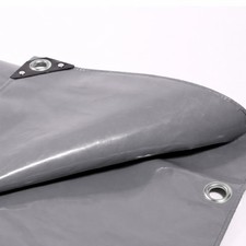 Pvc abdeckplane grau - pvc, 650