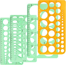 4 Stück Kreisschablone zum