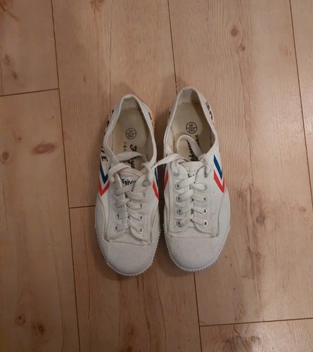 Weiß schwarz feiyue schuhe - schwarz,