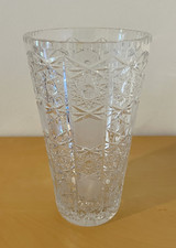 Kristallvase groß schwer
