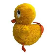 DDR alte Ente Kuscheltier Plüsch 22 cm Stofftier akzeptabler Zustand