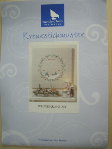 Winterkranz abc stickpackung - winterkranz, abc,stickpackung