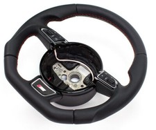 TAUSCH S-LINE Abgeflacht  Lederlenkrad MULTIF AUDI A3  A4 A5 8k0