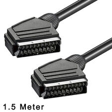 SCARTKABEL, SCART, SKART, 21 polig, geschirmt, RGB SVHS YUV fähig - 1.5 Meter