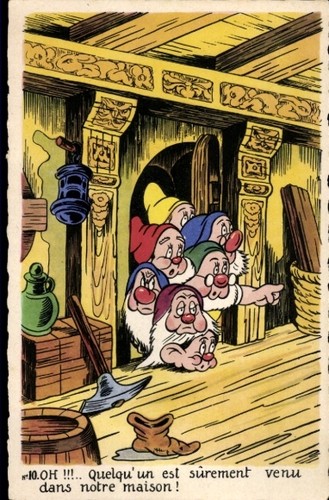 Walt disney schneewittchen - ak,