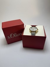 s.Oliver Damen Uhr Gold Floral