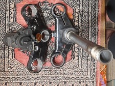 ⚜️ MOTO GUZZI Ø 40 180 mm komplette GABELBRÜCKE mit ZÜNDSCHLOSS LM V LE MANS ⚜️