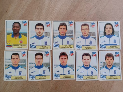 10x panini usa sticker - panini,