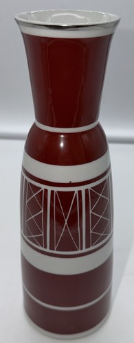 Spechtsbrunn vase rot weiß - spechtsbrunn, rot/weiß