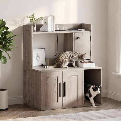 Katzentoilette gehege schrank - katzentoilette,