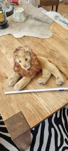 Großer alter steiff löwe - großer,