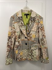 Marc Cain Blazer mit herbstlichen Muster - N3 (38-40), neu - NP 449 €