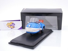Schuco 00074 # Brütsch Mopetta Kleinwagen Baujahr 1956 " blau-weiß " 1:18 RAR