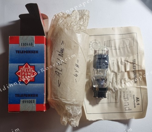 Historische telefunken röhre - historische,