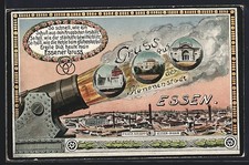 Künstler-AK Essen, Fabrik von