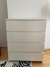 IKEA chest of drawers with 4 drawers, white, 80x100cm