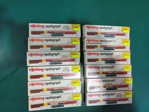 Rotring rapidograph stift alle - rapidograph,